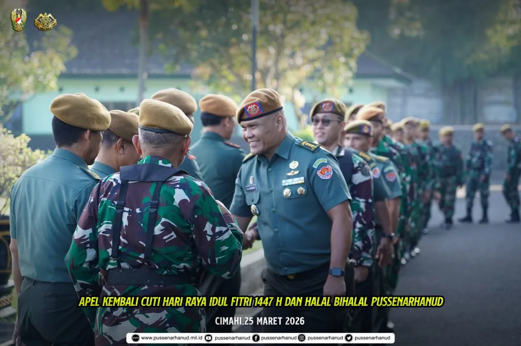 Apel Kembali Cuti Hari Raya Idul Fitri 1447 H dan Halal Bihalal Pussenarhanud