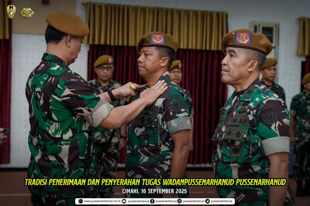 Tradisi Penerimaan dan Penyerahan Tugas Wadanpussenarhanud Pussenarhanud