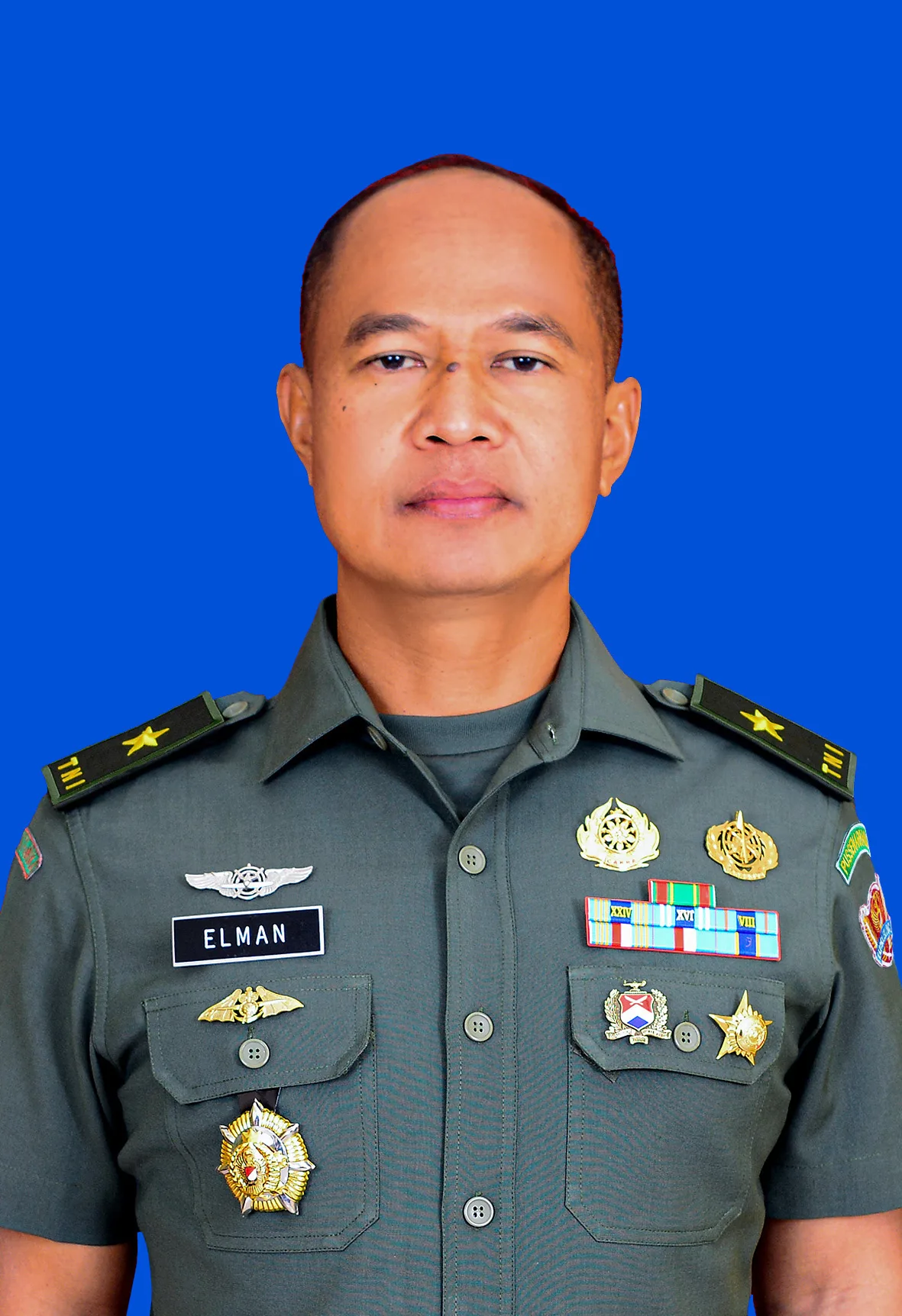 Foto Brigjen TNI Elman Nawendro, M.Sc.